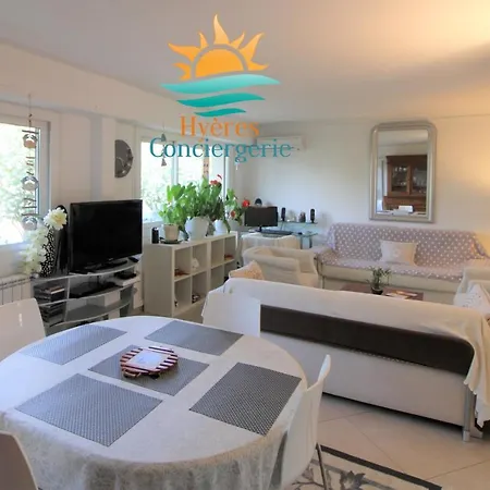 Апартаменты Cosy T3 Renove-Clim/Parking/Hyeres- Plage 10 Min *